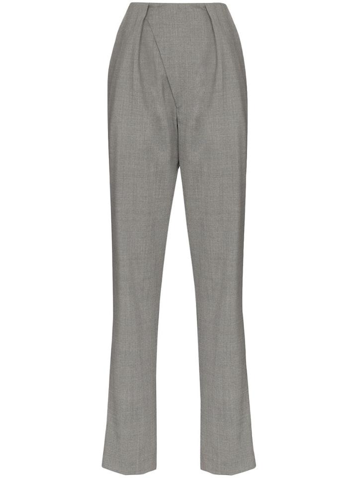 Coperni Pleat Detail Tailored Trousers - Grey