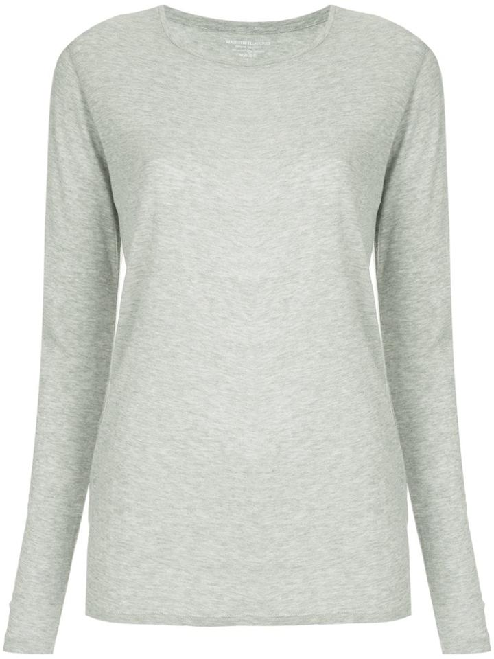 Majestic Filatures Long Sleeve Top - Grey