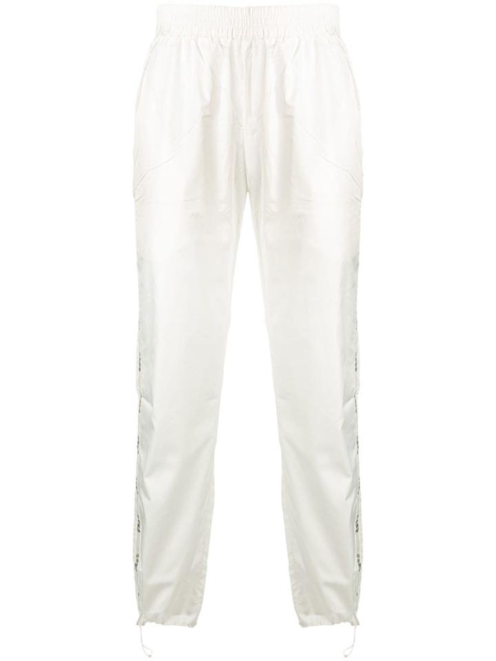 C2h4 Side Stripe Track Pants - White