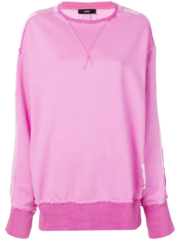 Diesel Oversized Sweatshirt - Pink