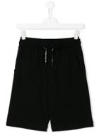 Dkny Kids Teen Drawstring-waist Track Shorts - Black
