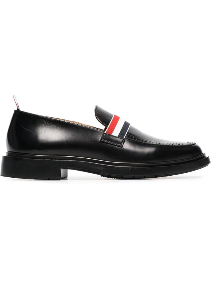 Thom Browne Thom B Lfrs Strp Blk - Black