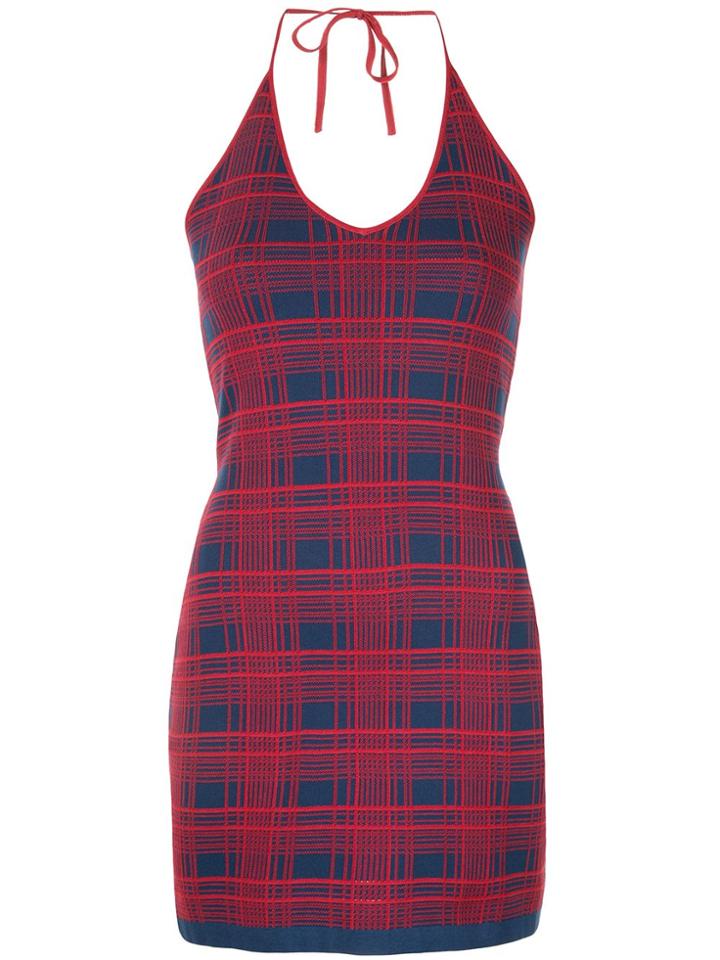 Nagnata Vena Halter Dress - Red