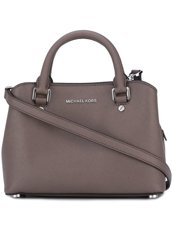 Michael Michael Kors Small Boxy Zipped Tote, Women's, Grey