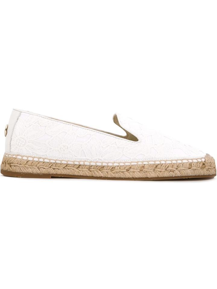 Moncler Floral Lace Espadrilles