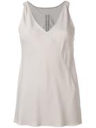 Rick Owens V-neck Tank Top - Grey