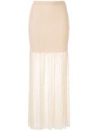 Alice Mccall Harvest Moon Lace Skirt - Neutrals