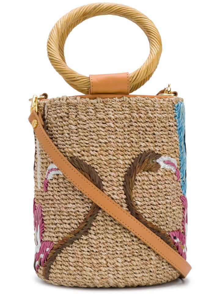 Aranaz Cecilia Bucket Bag - Nude & Neutrals