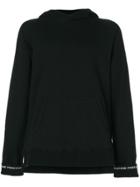 Intoxicated Eagle-embroidered Sweatshirt - Black