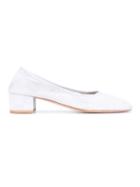 Maryam Nassir Zadeh Roberta Pumps, Women's, Size: 39.5, White, Leather/suede