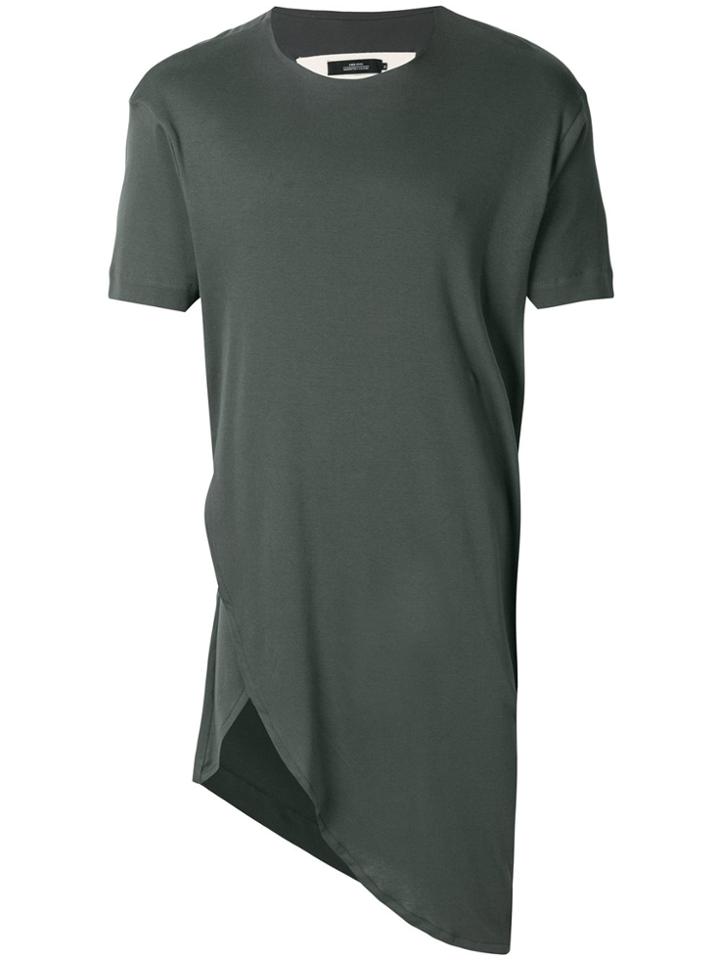 A New Cross Overlapped T-shirt - Green