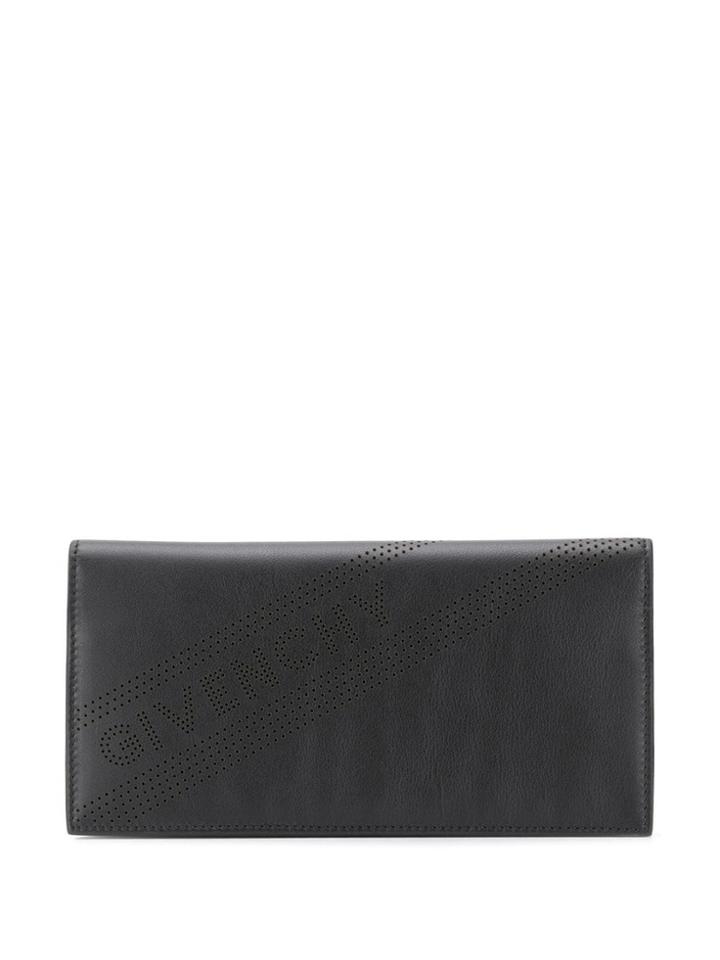 Givenchy Punch-hole Logo Wallet - Black