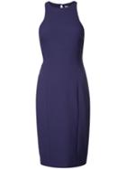 Cinq A Sept Ruffled Back Detail Dress, Women's, Size: 0, Blue, Polyester/viscose/spandex/elastane