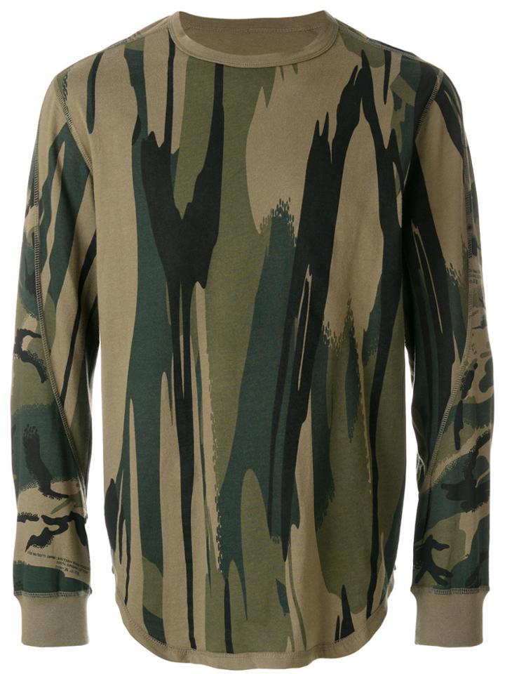 Maharishi Camouflage Print Sweatshirt - Green