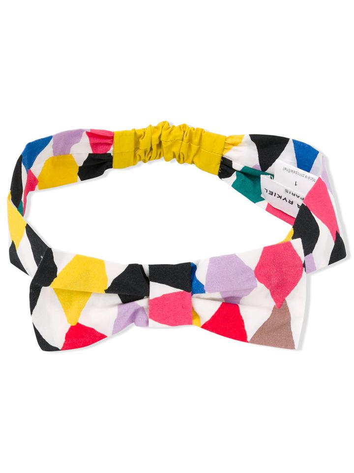 Rykiel Enfant - Printed Head Band - Kids - Cotton - 40 Cm, White