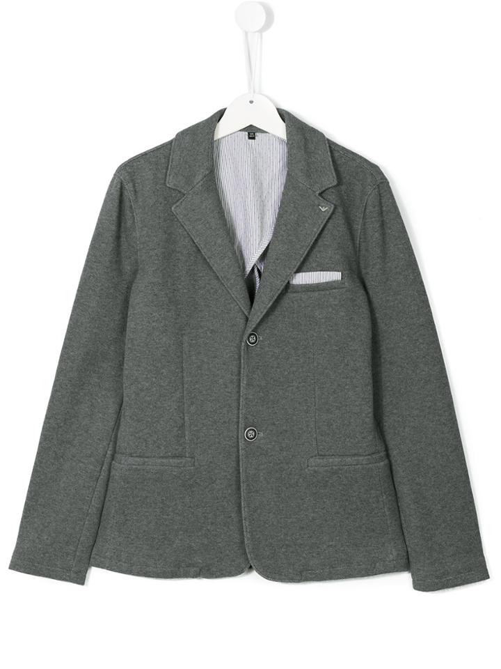 Armani Junior Smart Blazer - Grey