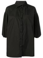 Valentino Poplin Oversized Shirt - Black