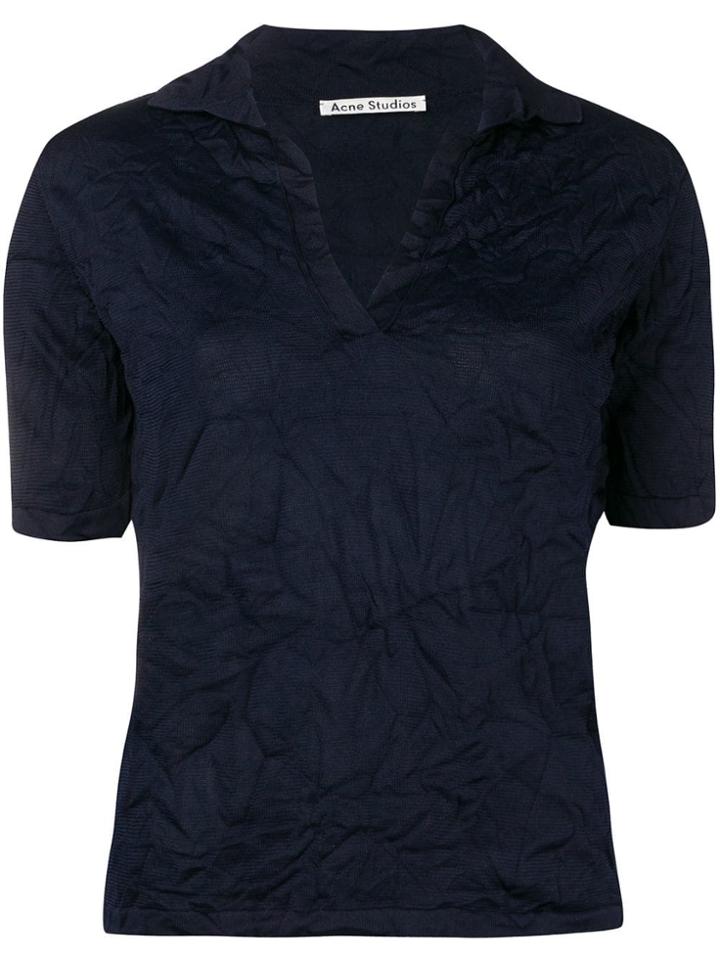 Acne Studios Karmina Polo Shirt - Blue