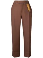 The Gigi Irma Cropped Trousers - Brown