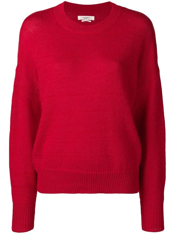 Isabel Marant Étoile Crew Neck Jumper - Red