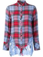 Ermanno Ermanno Checked Button Shirt - Blue