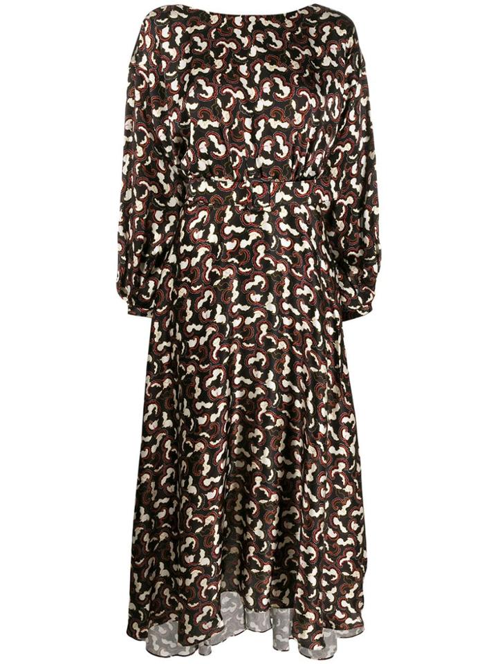 Saloni Daybreak Dress - Black