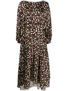 Saloni Daybreak Dress - Black