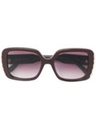 Elie Saab Oversized Sunglasses - Pink & Purple