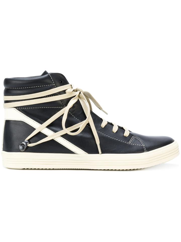 Rick Owens Geotrasher Hi-tops - Black