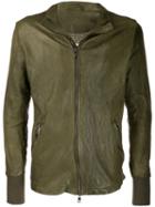 Giorgio Brato Zip-up Wrinkled-effect Jacket - Green