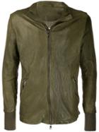 Giorgio Brato Zip-up Wrinkled-effect Jacket - Green