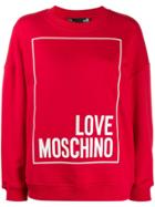 Love Moschino Branded Jumper - Red