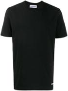 Dirk Bikkembergs Checkered Detail T-shirt - Black