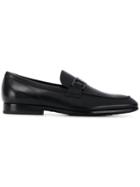 Tod's Logo Buckle Loafers - Black