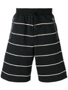 Golden Goose Deluxe Brand - Striped Track Shorts - Men - Cotton/spandex/elastane - S, Black, Cotton/spandex/elastane