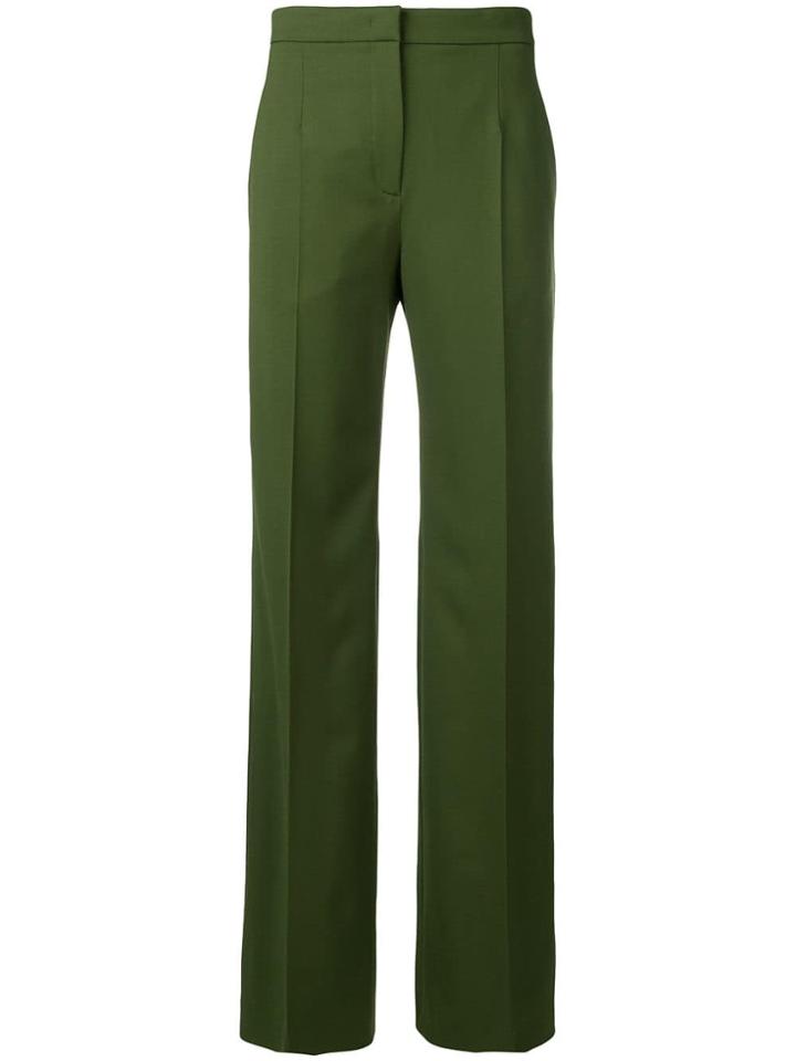 Alberta Ferretti Palazzo Trousers - Green