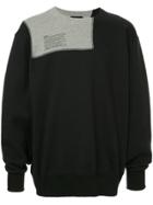 Kolor Colour Block Sweatshirt - Black