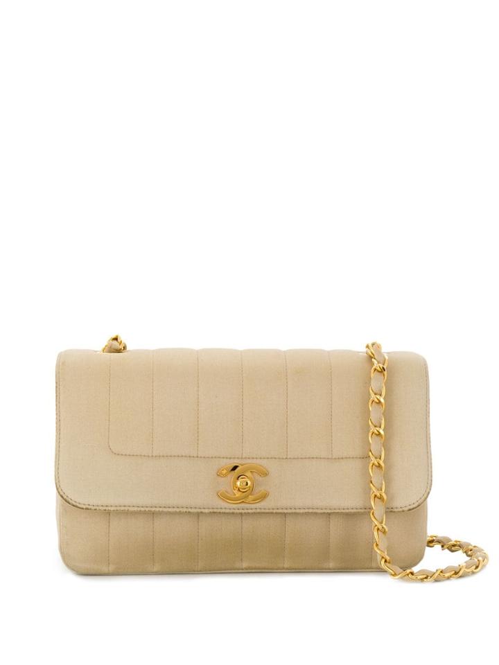 Chanel Vintage Foldover Shoulder Bag - Neutrals