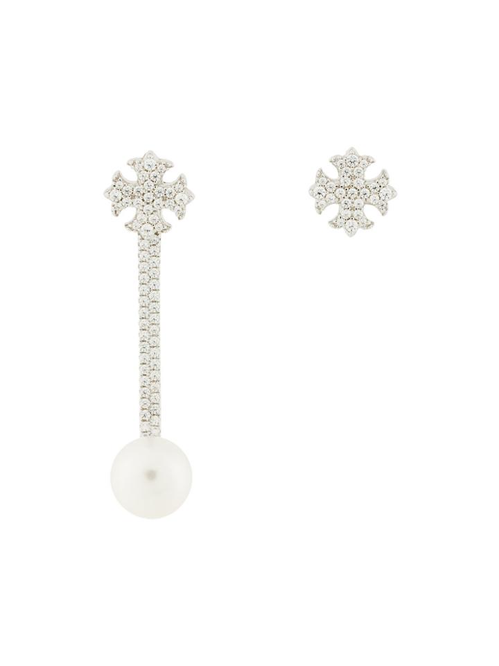 Apm Pearl Drop Earrings - Metallic