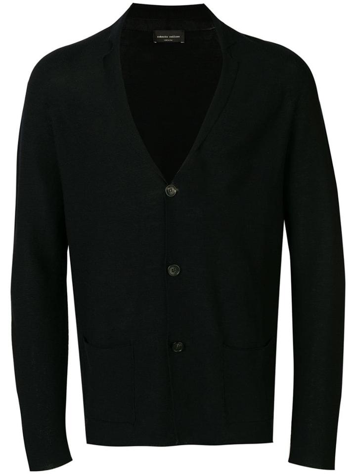 Roberto Collina Basic Cardigan - Blue