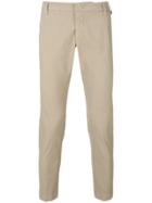 Entre Amis Straight Leg Trousers - Neutrals