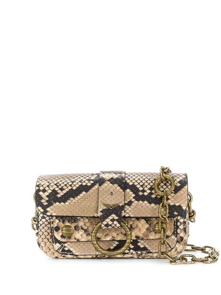 Zadig & Voltaire Kate Wild-print Wallet Bag - Neutrals