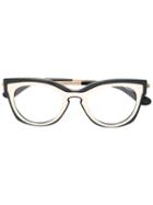 Dolce & Gabbana Cat Eye Frame Glasses, Black, Acetate/metal