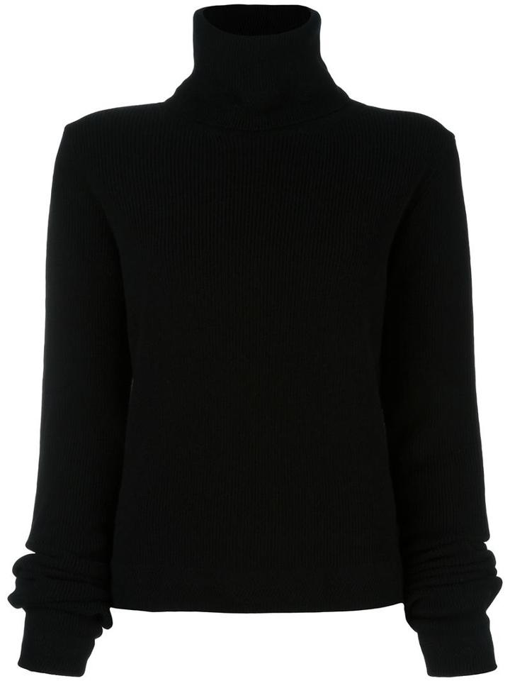 Paul Smith Roll Neck Jumper, Women's, Size: Large, Black, Cashmere