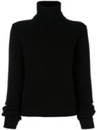 Paul Smith Roll Neck Jumper, Women's, Size: Large, Black, Cashmere