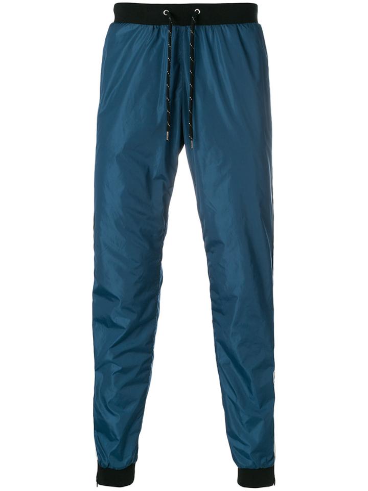 Andrea Crews Side Stripe Track Pants - Blue