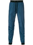 Andrea Crews Side Stripe Track Pants - Blue