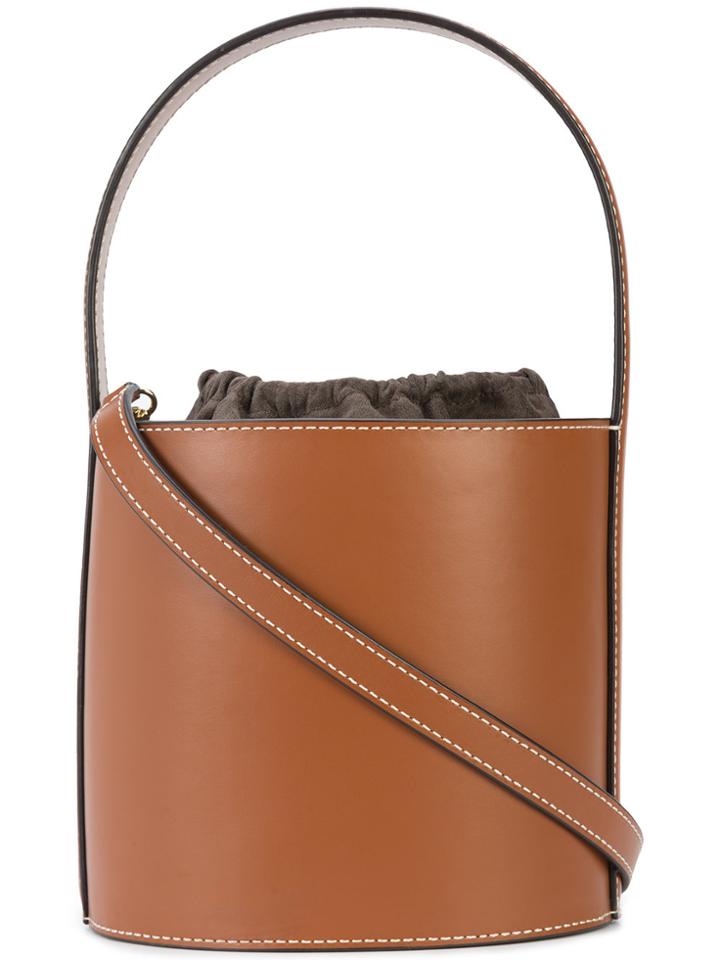 Staud Top Handle Bucket Tote - Brown