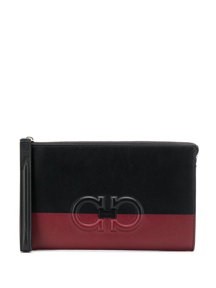 Salvatore Ferragamo Clutch Bag - Black
