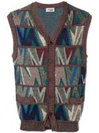 Missoni Vintage 1980's Knitted Waistcoat - Blue